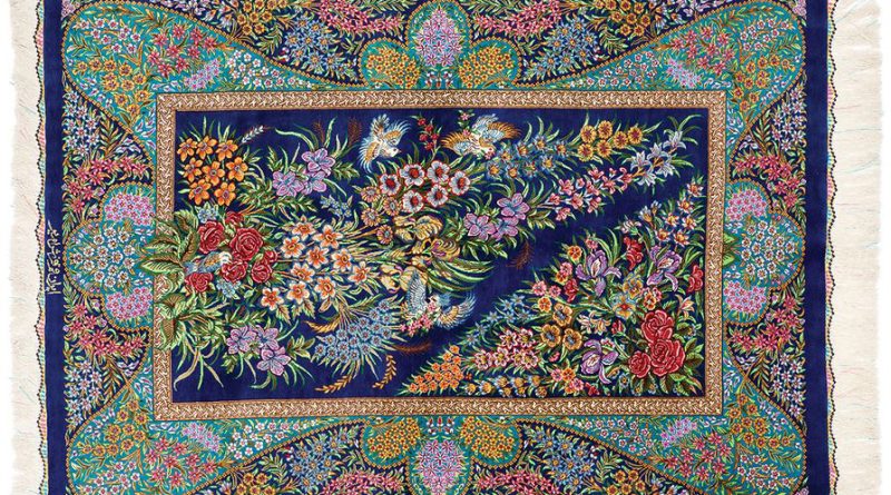 ペルシャ 絨毯 シルク