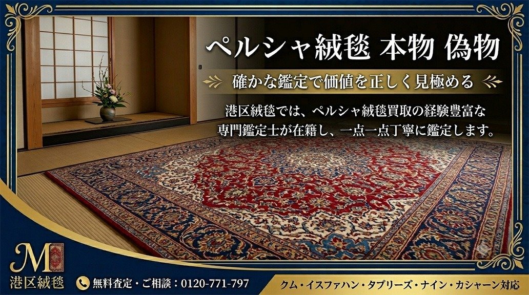 ペルシャ絨毯の鑑定と買取、港区の絨毯専門店